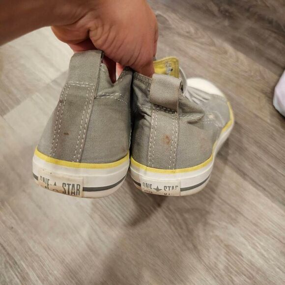 Converse High Top Junior size 6 Gray One Star Womens size 8 - Picture 6 of 6